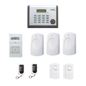 IDK Alarme maison sans fil avec transmetteur téléphonique alerte sur 6 numéros AL-800